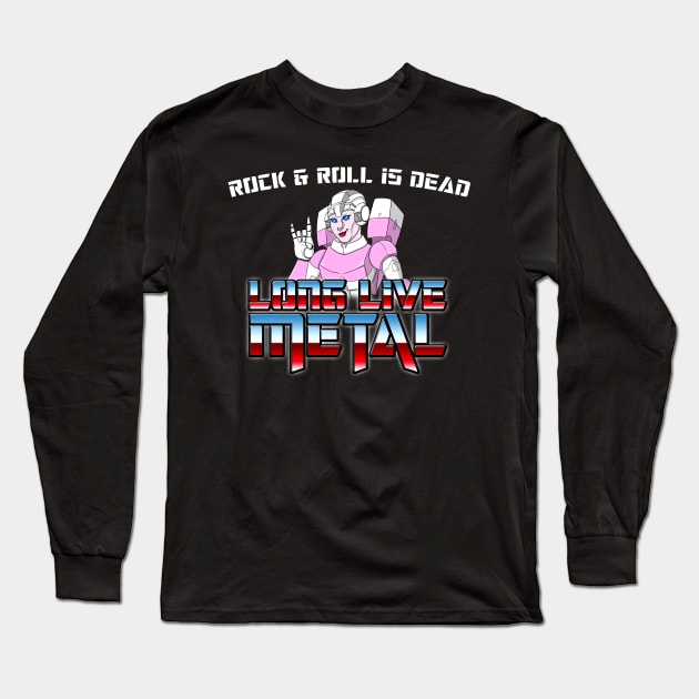 Arcee | Long Live Metal Long Sleeve T-Shirt by TheAutumnHeart